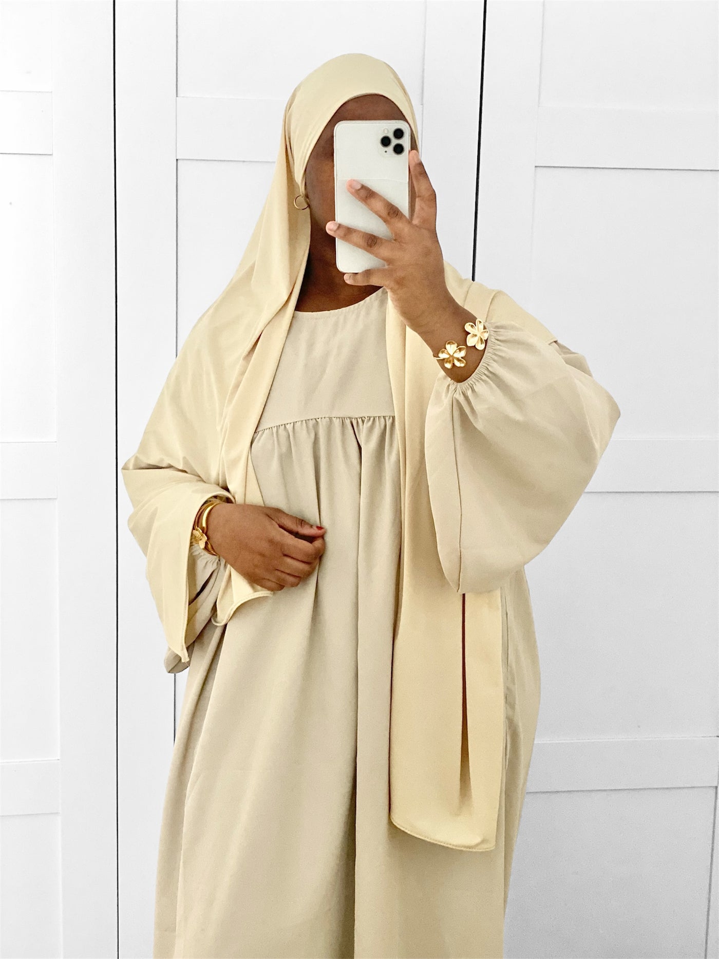 Hijab Jersey Premium Luxe - Crème Citronné