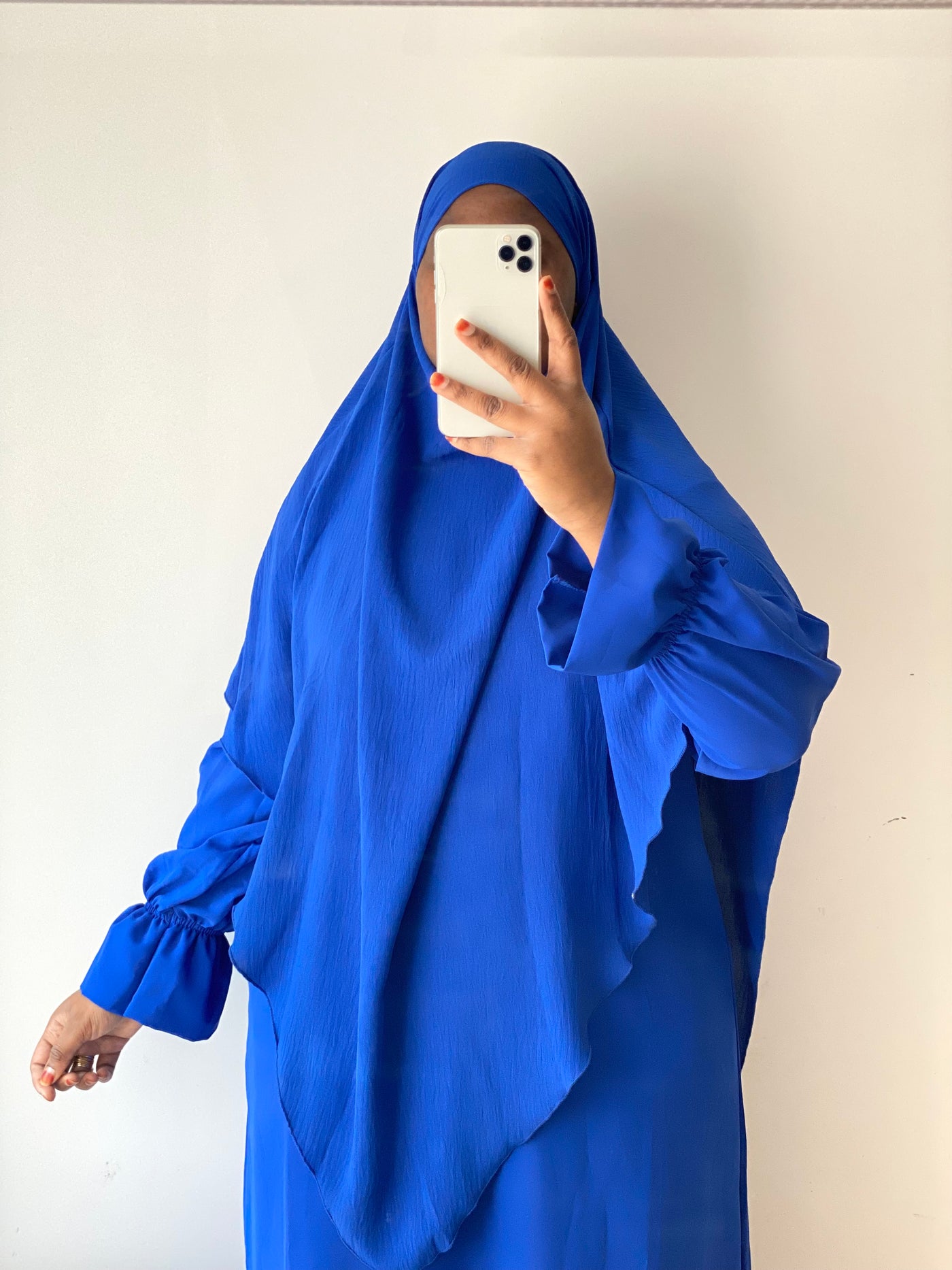 Khimar Jazz Simple - Blue electric