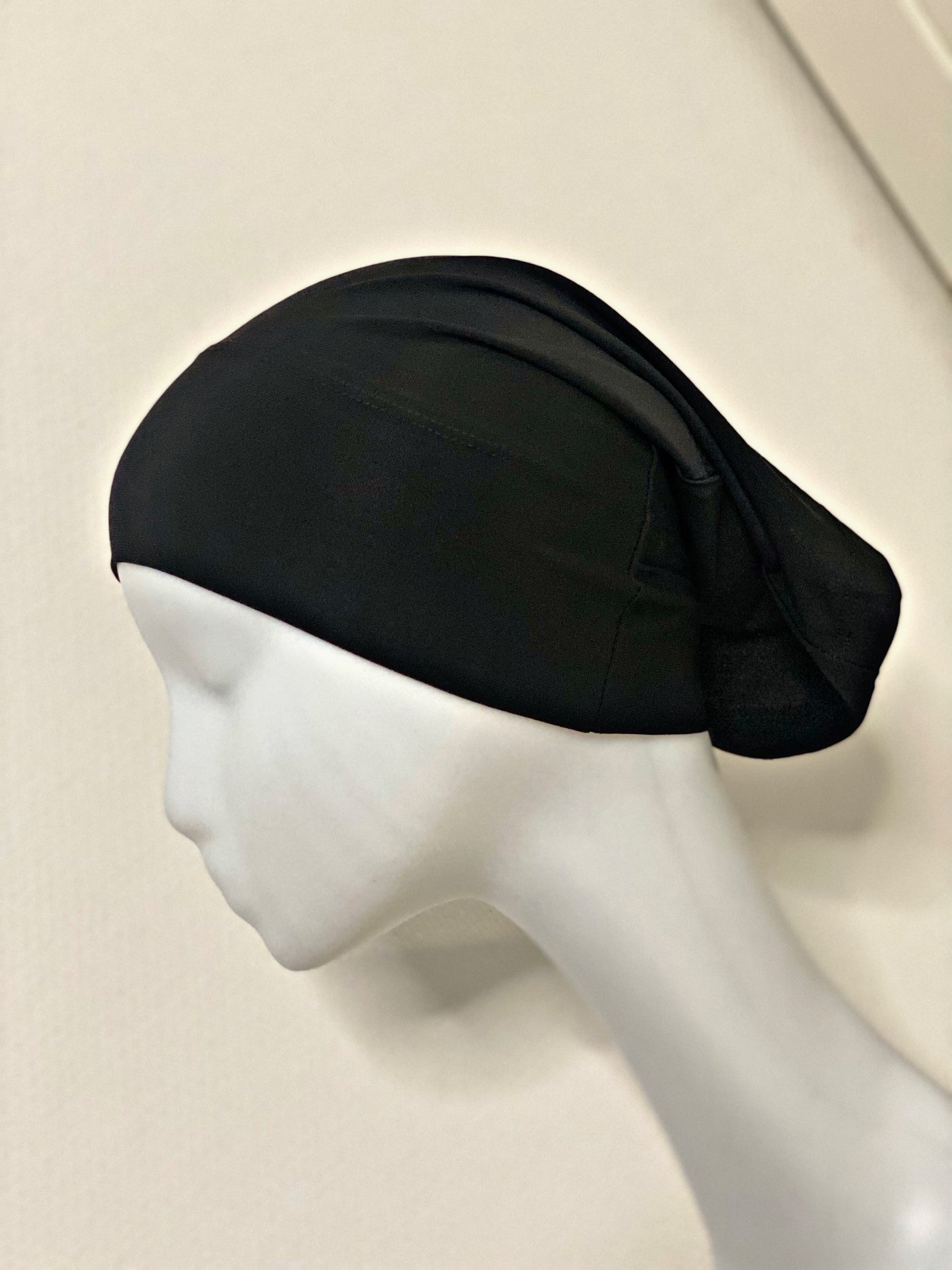 Bonnet hijab Jersey Premium luxe - Noir