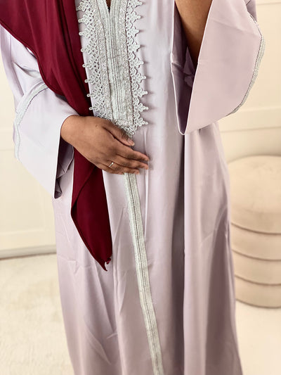 Abaya Dubaï Jana Lilac 