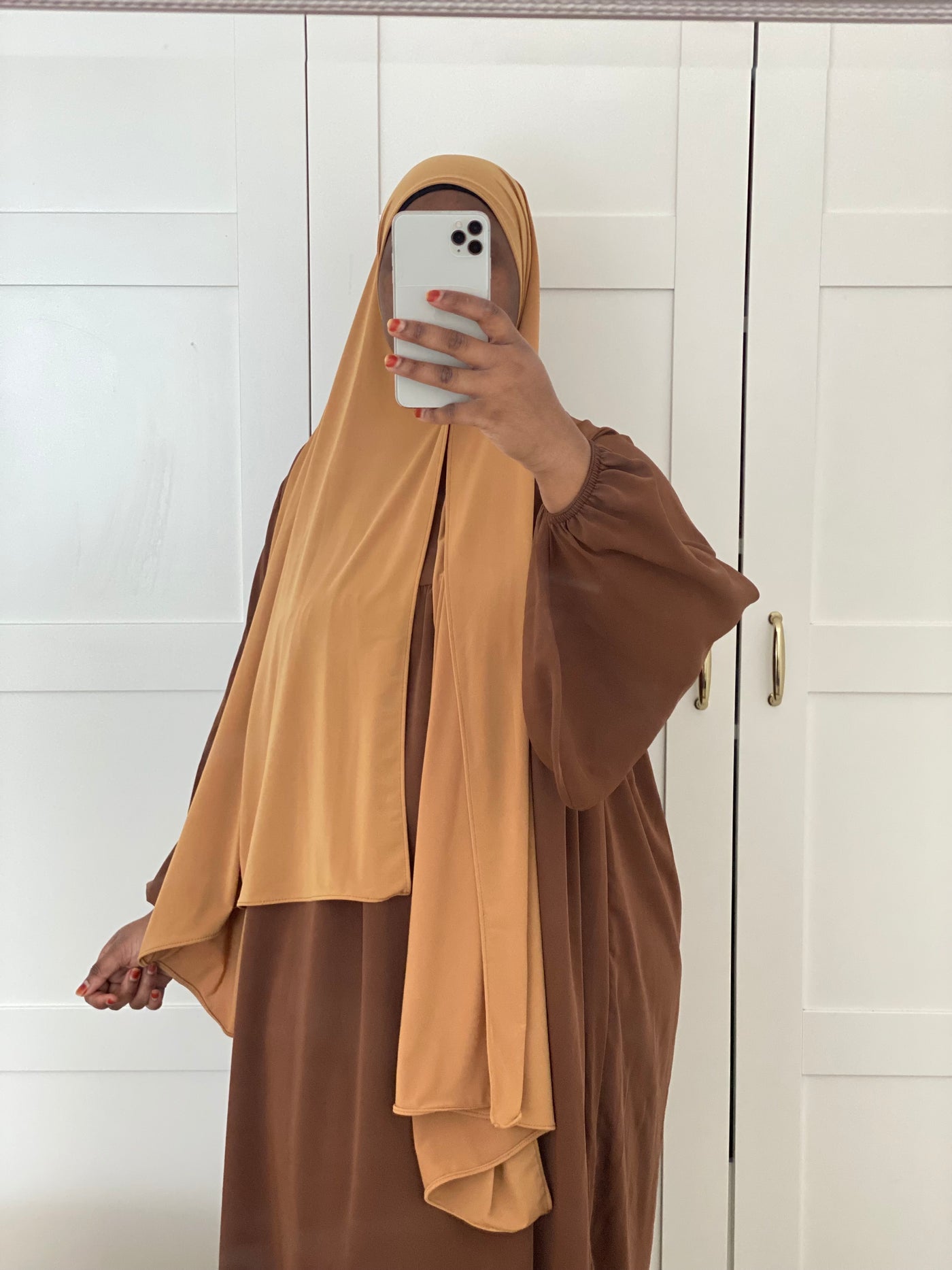 Hijab Jersey premium luxe - Tournesol