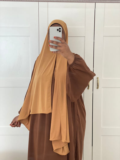 Hijab Jersey premium luxe - Tournesol
