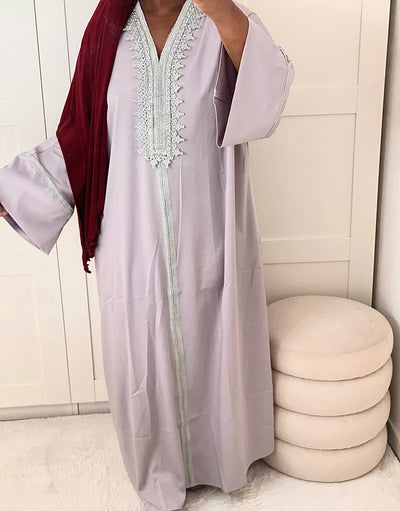 Abaya Dubaï Jana Lilac 