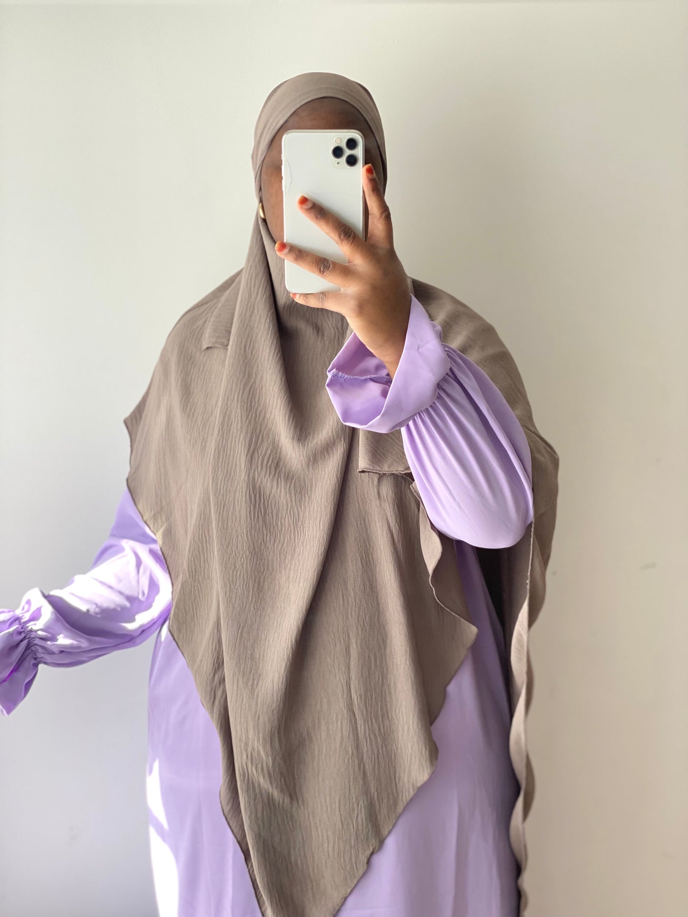 Khimar Jazz simple - Taupe