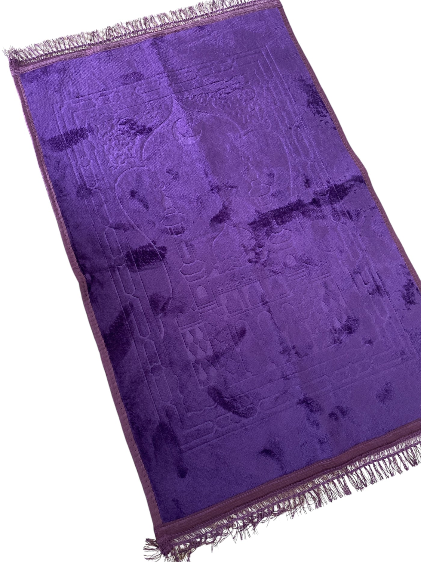 Tapis prière épais violet