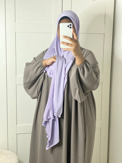 Hijab Jersey premium satiné - Lilas