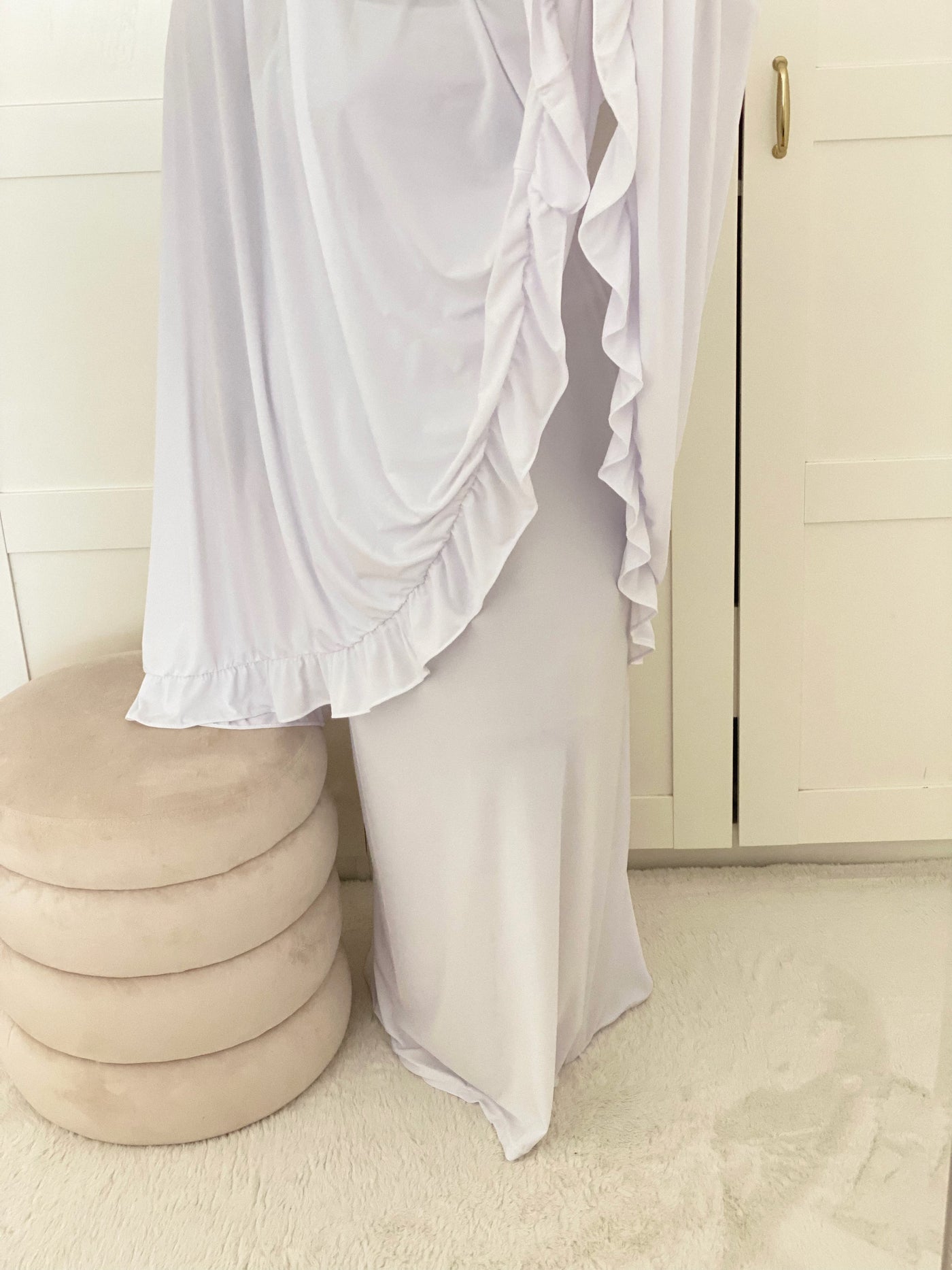 Ensemble de prière Jersey premium luxe - Blanc
