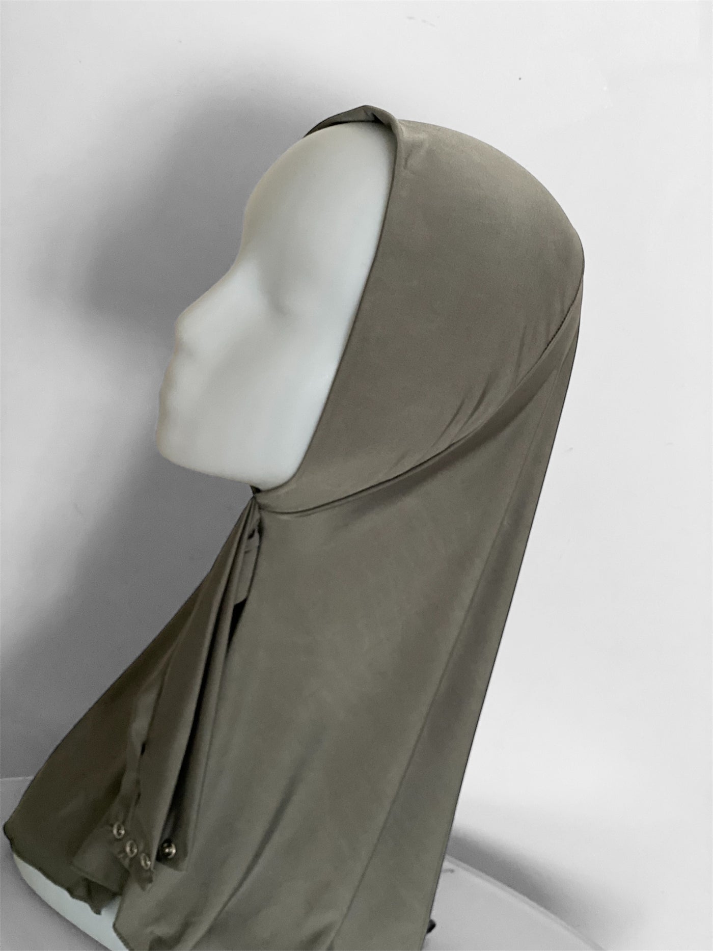 Jersey liquid hijab cagoule - Vert d’eau