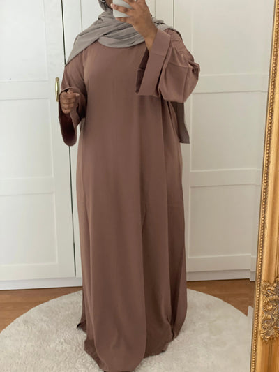 Abaya Al Masturah - Brown Mon Hijab Modest