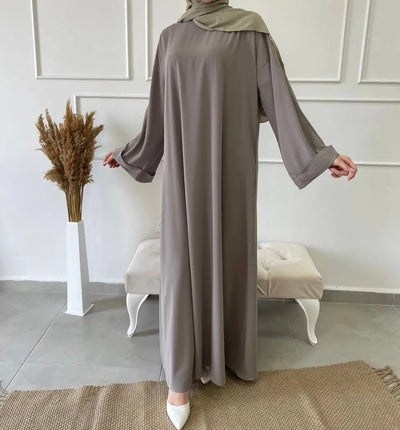 Abaya Al Masturah - Taupe - MON HIJAB MODEST co