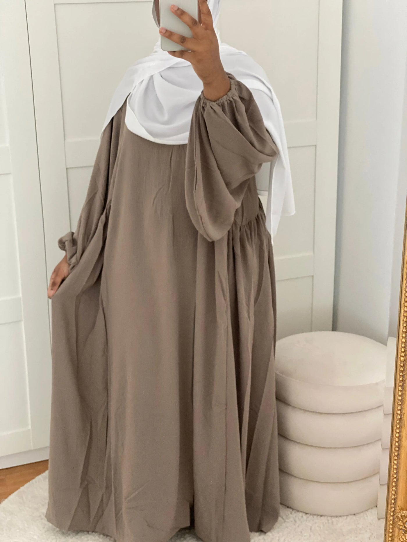 Abaya Alba - Taupe MON HIJAB MODEST