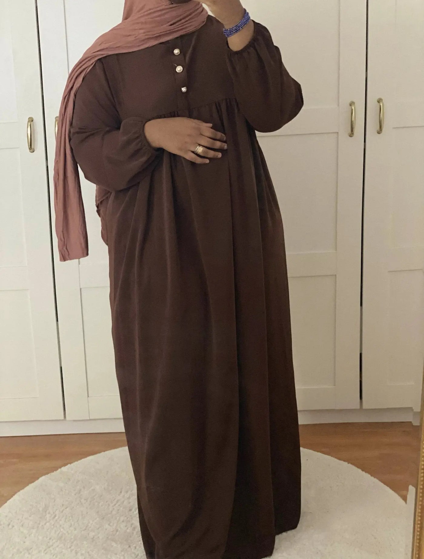 Abaya Cyra - Chocolat MON HIJAB MODEST co