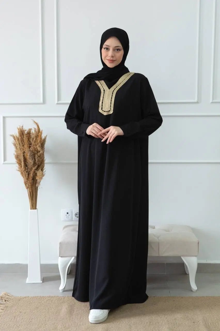 Abaya Janelle - Black - MON HIJAB MODEST co