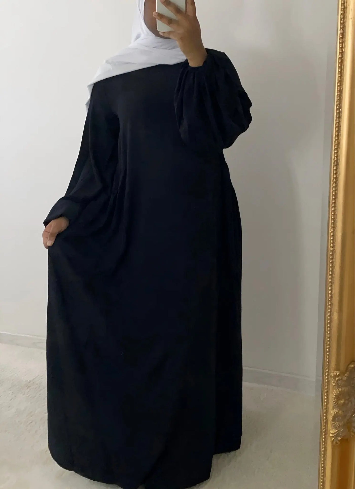 Abaya Jawahra - Black - MON HIJAB MODEST co