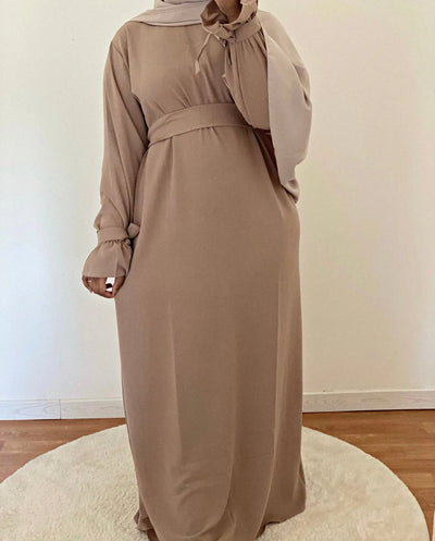 Abaya Princessa - Café au lait MON HIJAB MODEST
