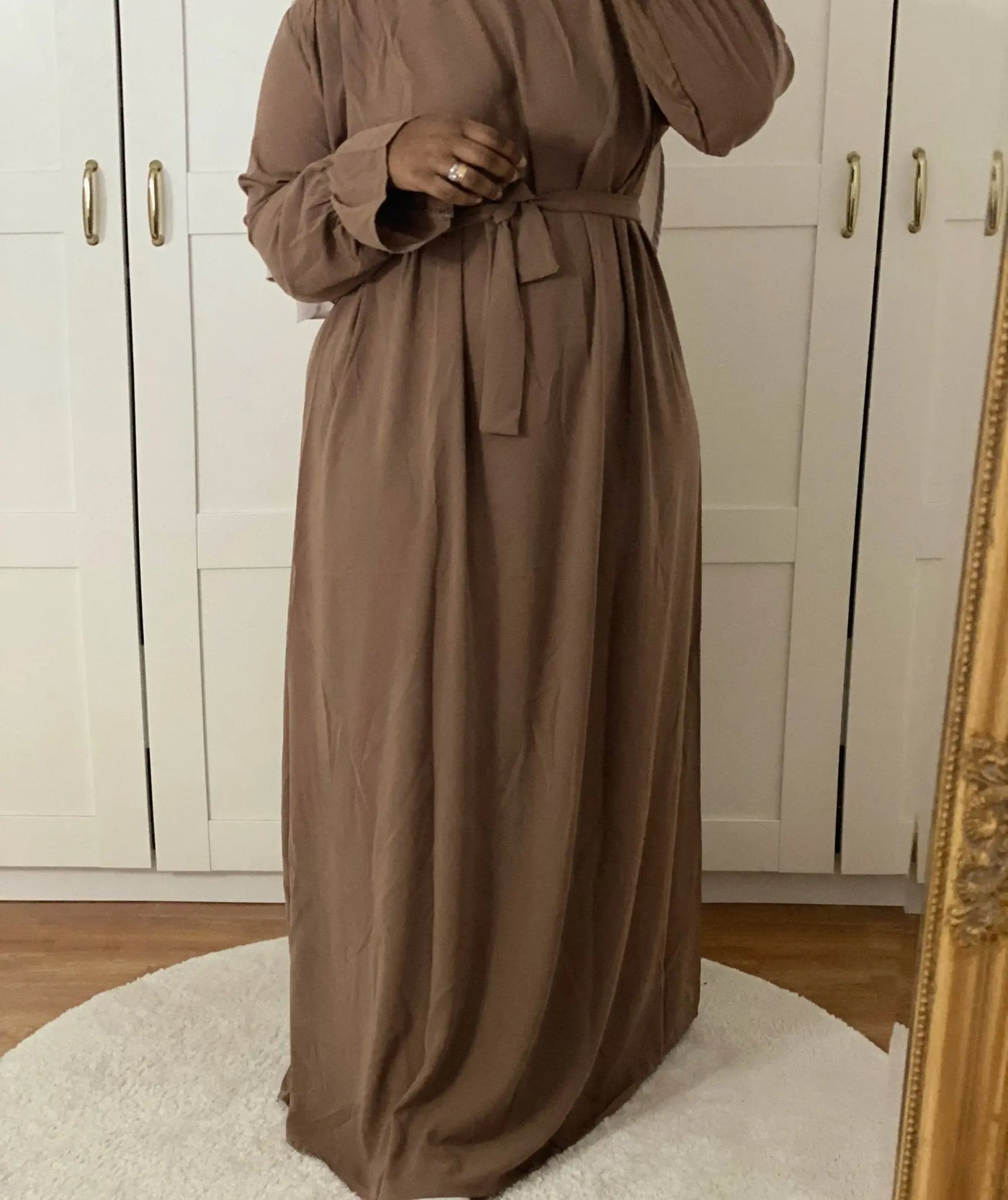 Abaya Roksana - Nude Foncé MON HIJAB MODEST co