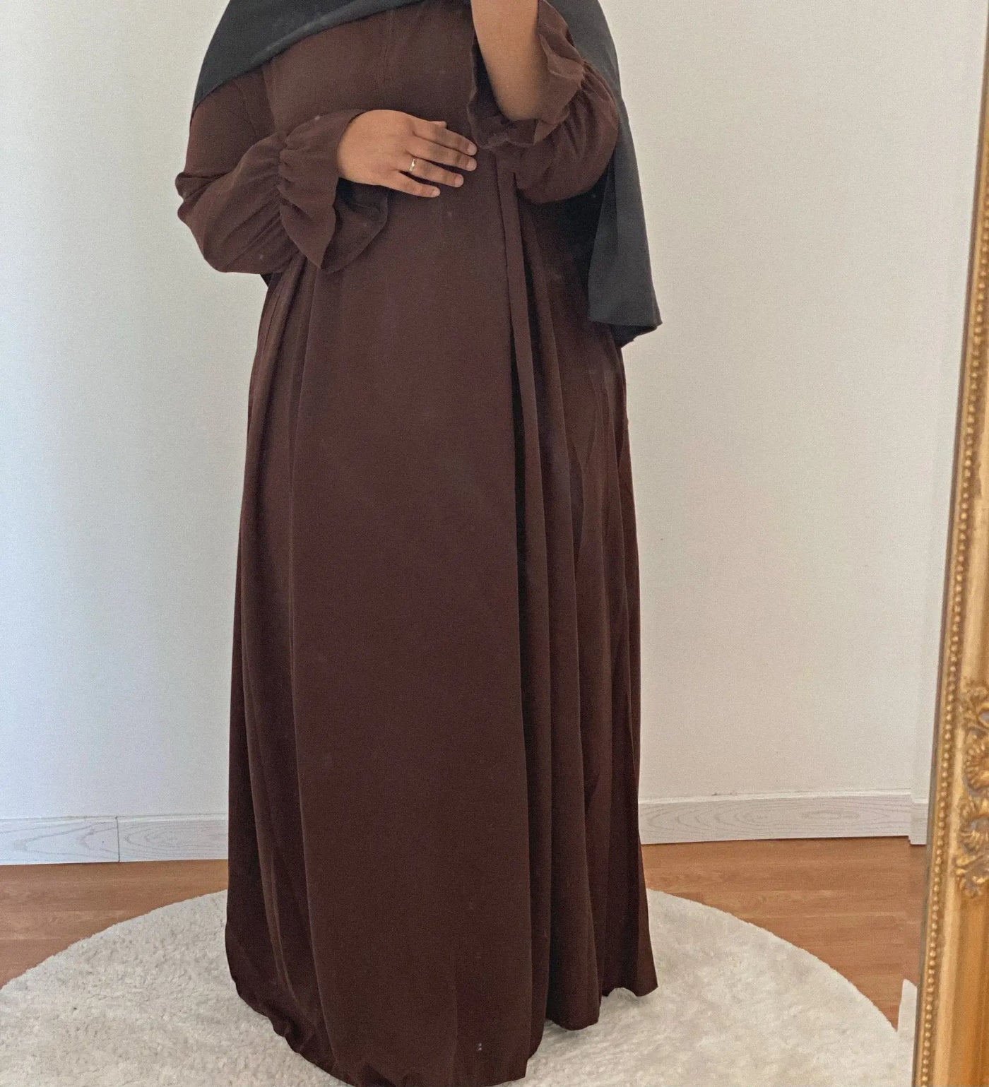 Abaya Yasmin - Chocolate MON HIJAB MODEST