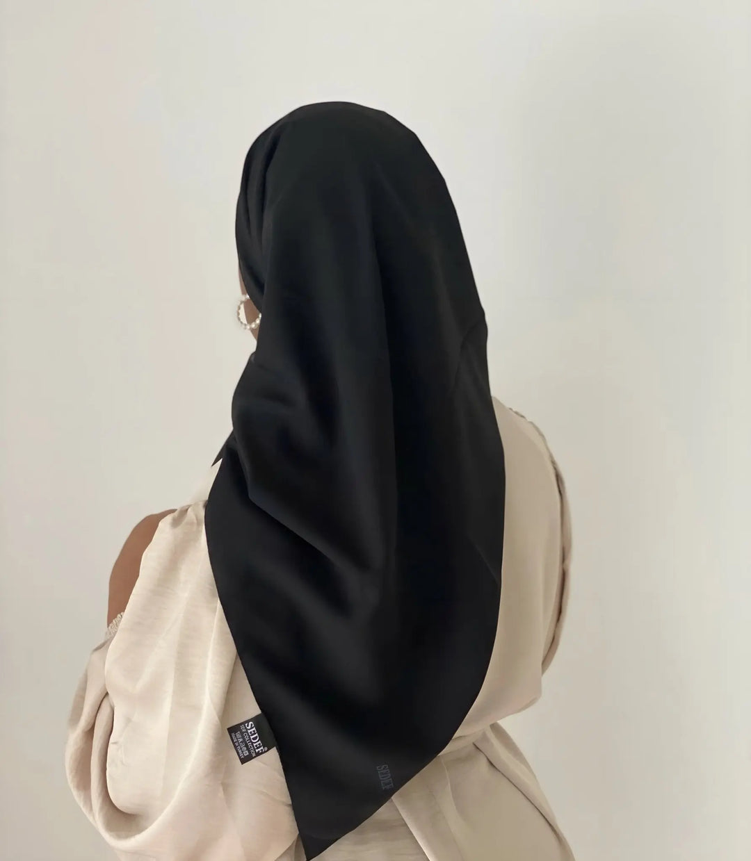 Lot De 20 Hijab (écharpes) Médine En Soie Noire - Neufs Avec étiquettes