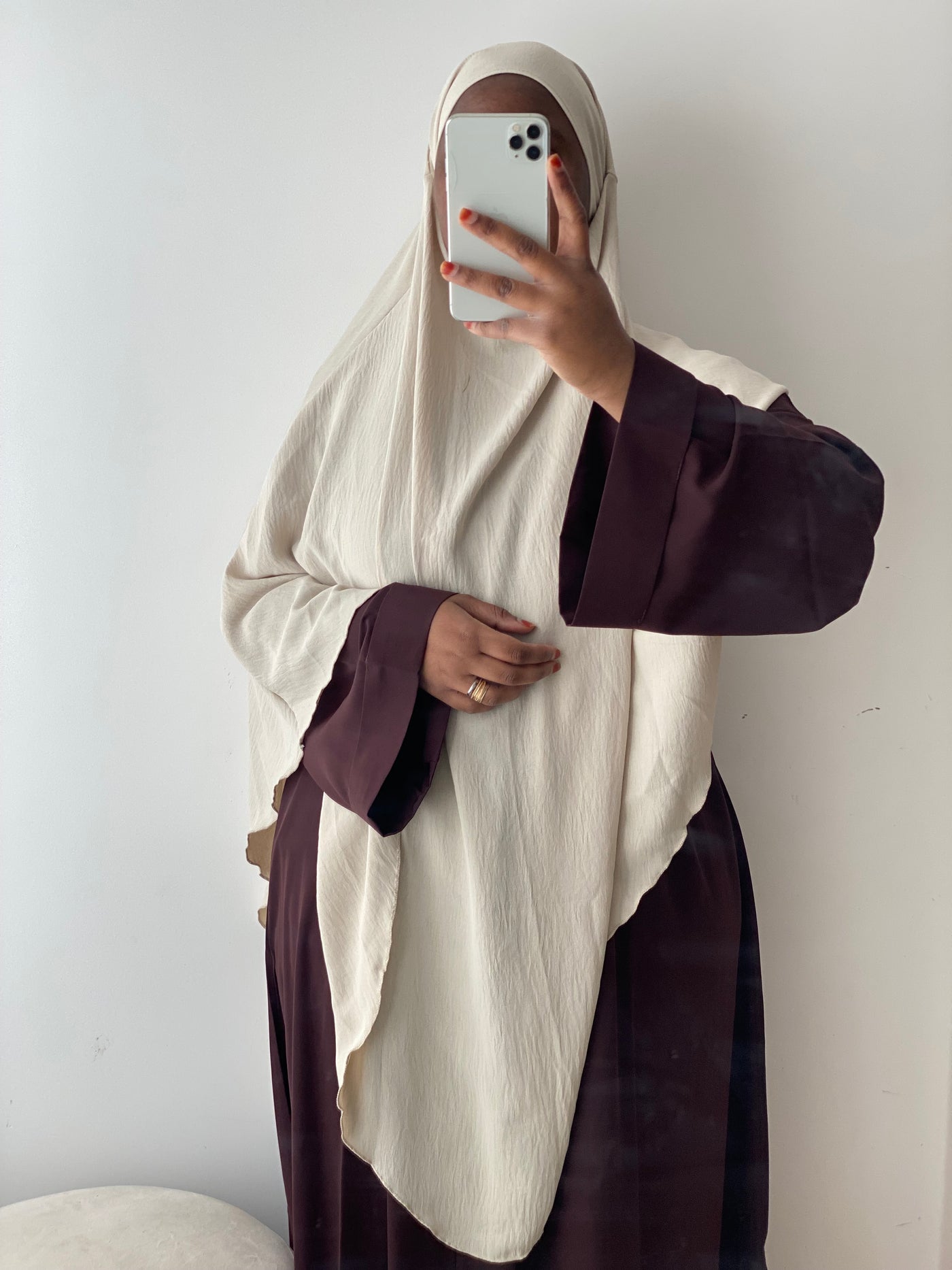 Khimar Jazz - Beige