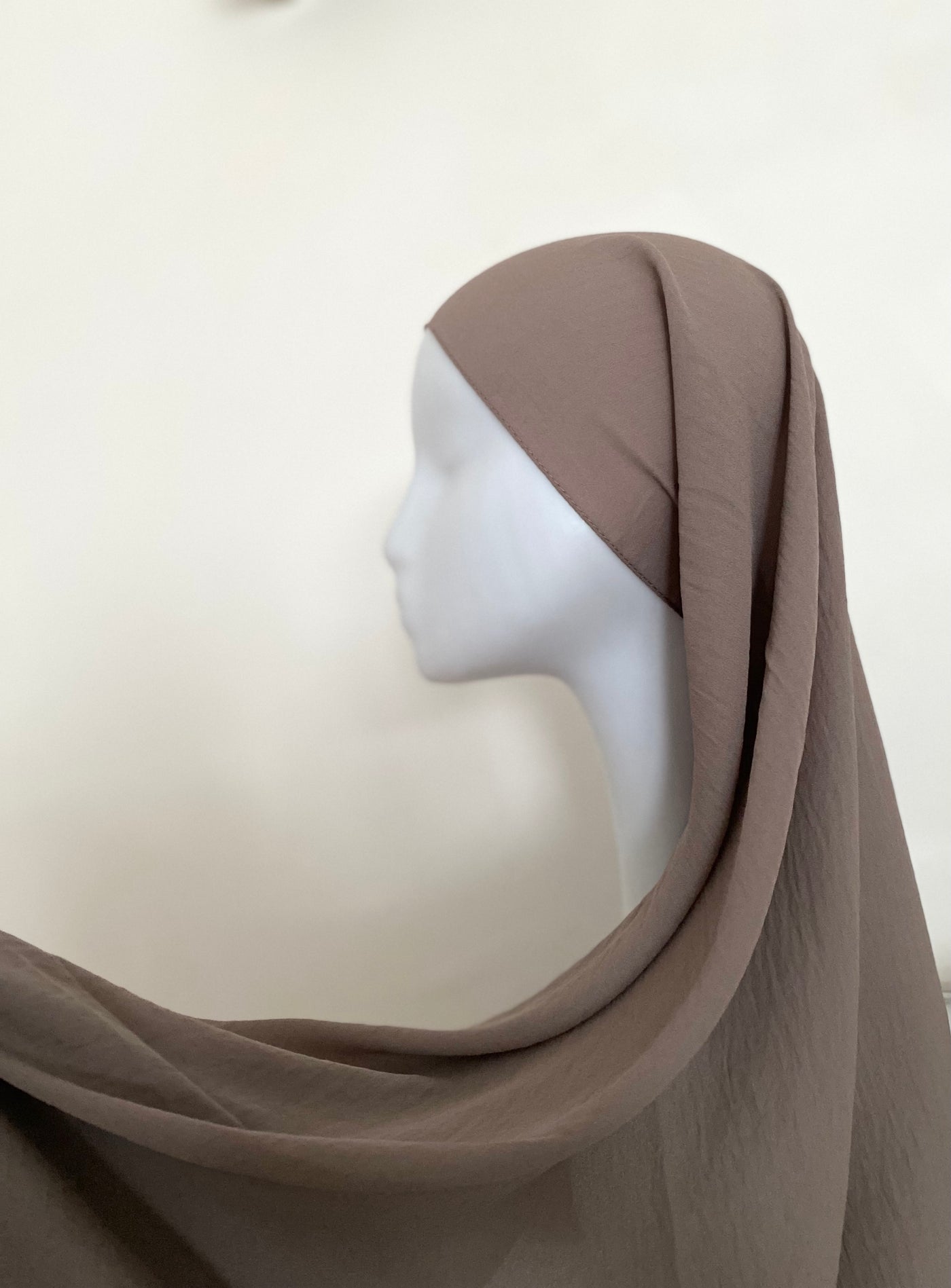 Hijab jazz léger - Taupe foncé