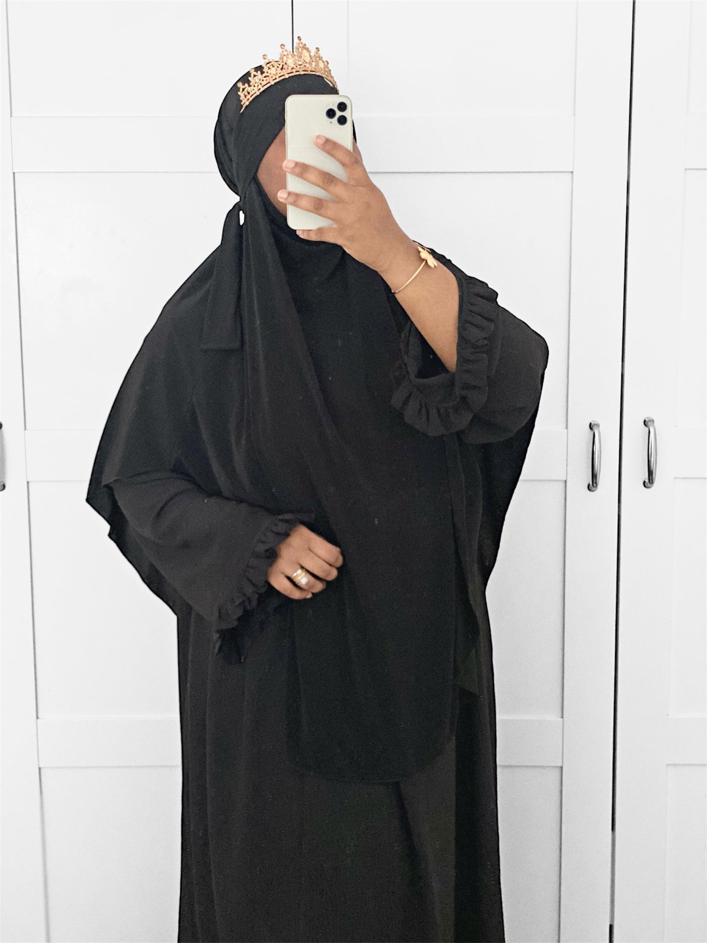 Khimar Jersey premium - Black