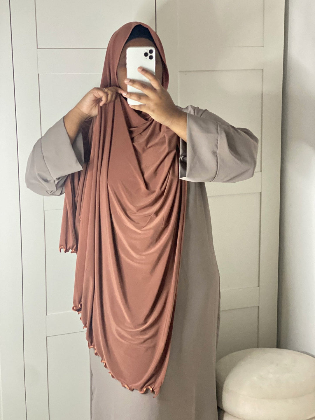 Hijab Jersey Luxe Froufrou Brown – MON HIJAB MODEST