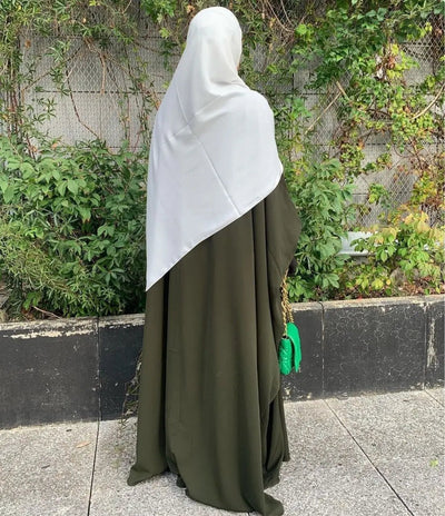 Hijab Soie de Médine - Blanc - MON HIJAB MODEST co