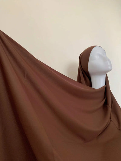 Hijab Soie de Médine - Cacao MON HIJAB MODEST