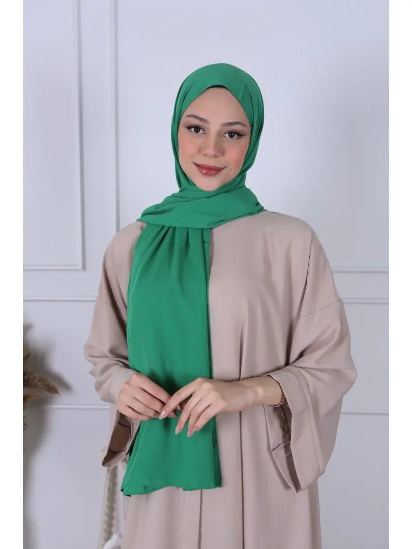 Hijab Soie de Médine - Forest Green - MON HIJAB MODEST co