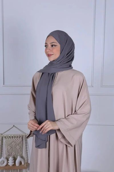 Hijab Soie de Médine - Khôl - MON HIJAB MODEST co