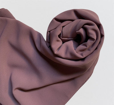 Hijab Soie de Médine - Mauve parme - MON HIJAB MODEST co