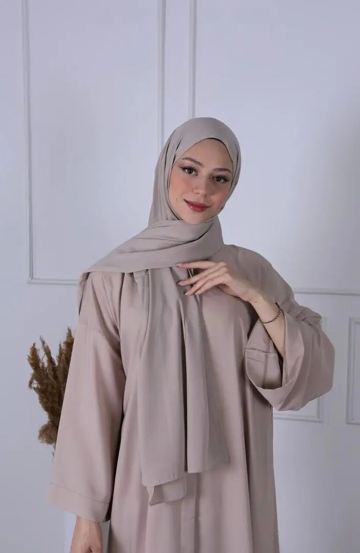 Hijab Soie de Médine - Nude - MON HIJAB MODEST co