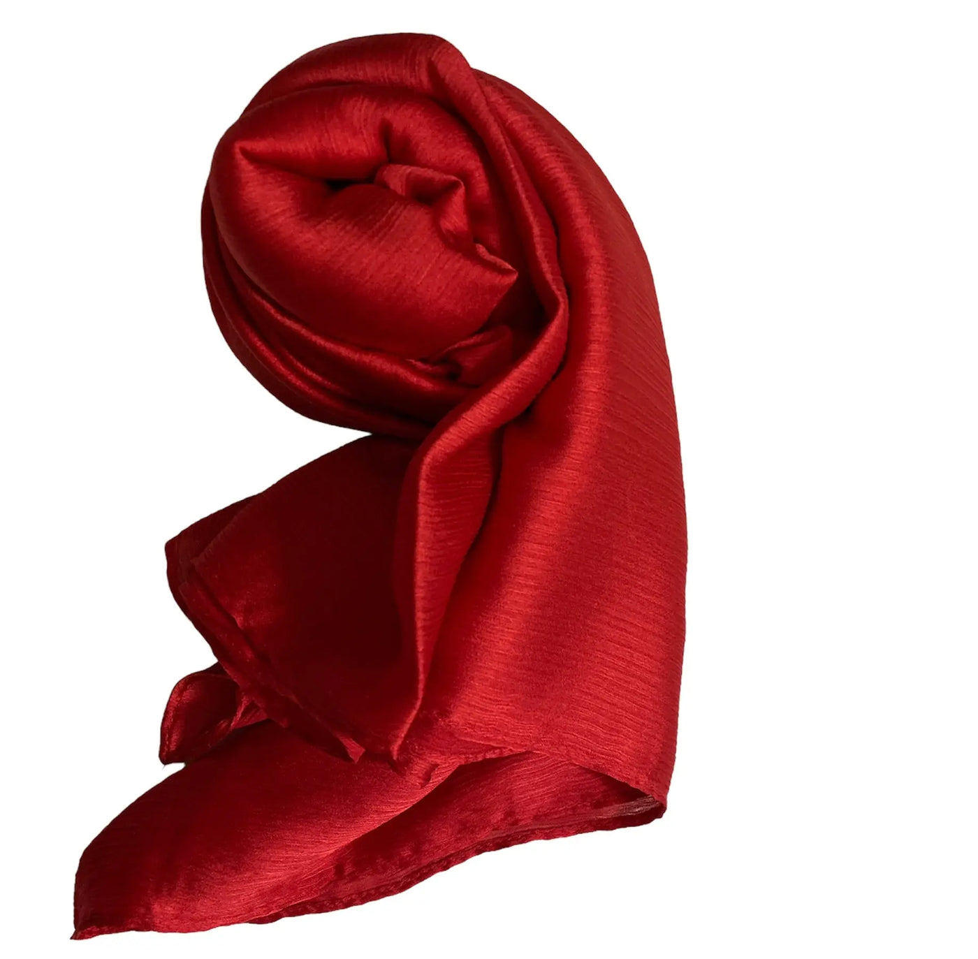 Hijab satin plissé - Red MON HIJAB MODEST