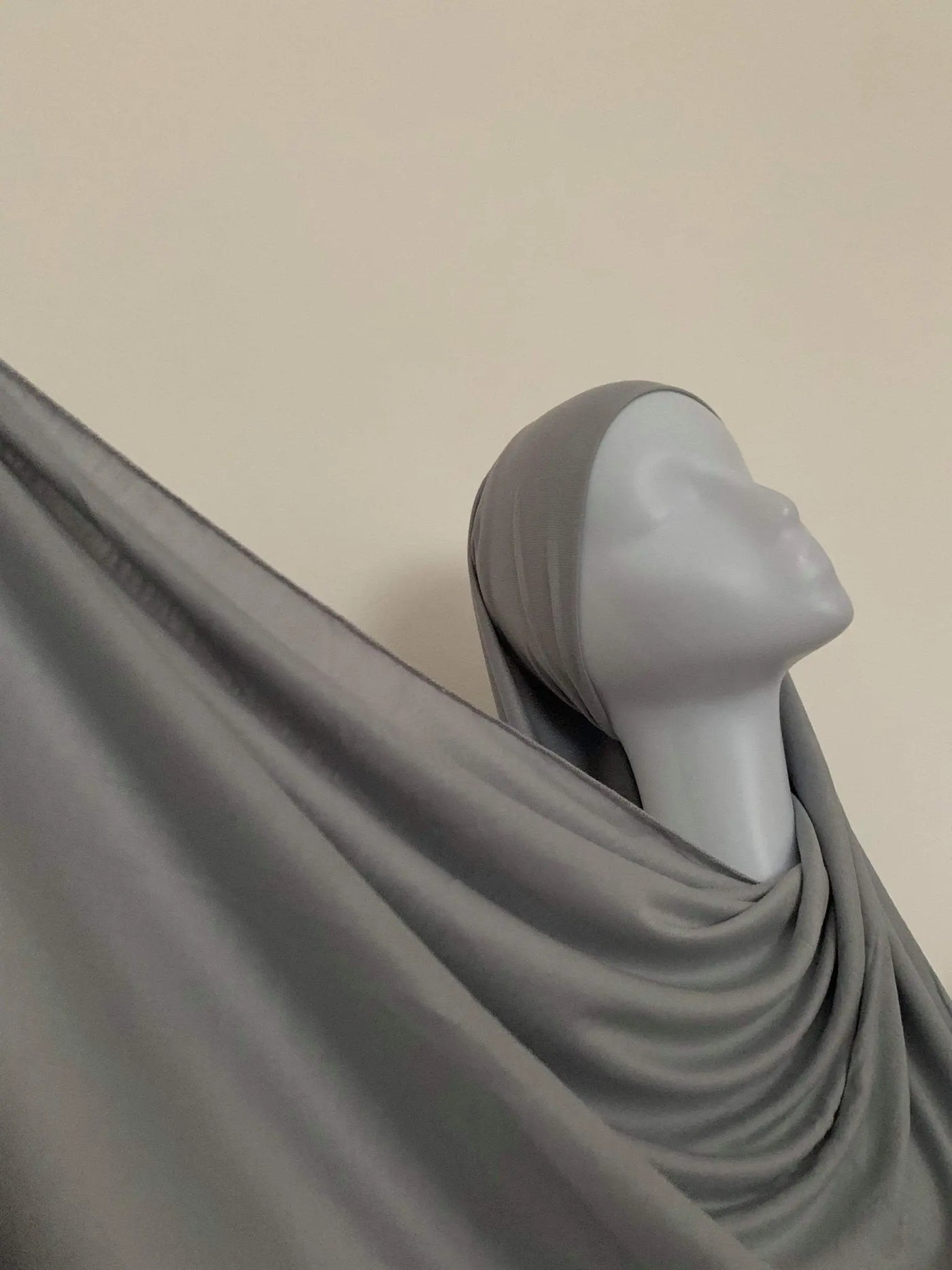 Jersey Premium - Pearl Grey Mon Hijab Modest