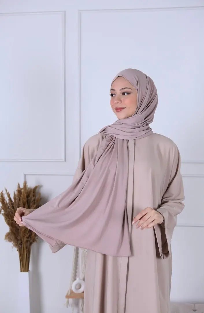 Jersey luxe - Nude - MON HIJAB MODEST co