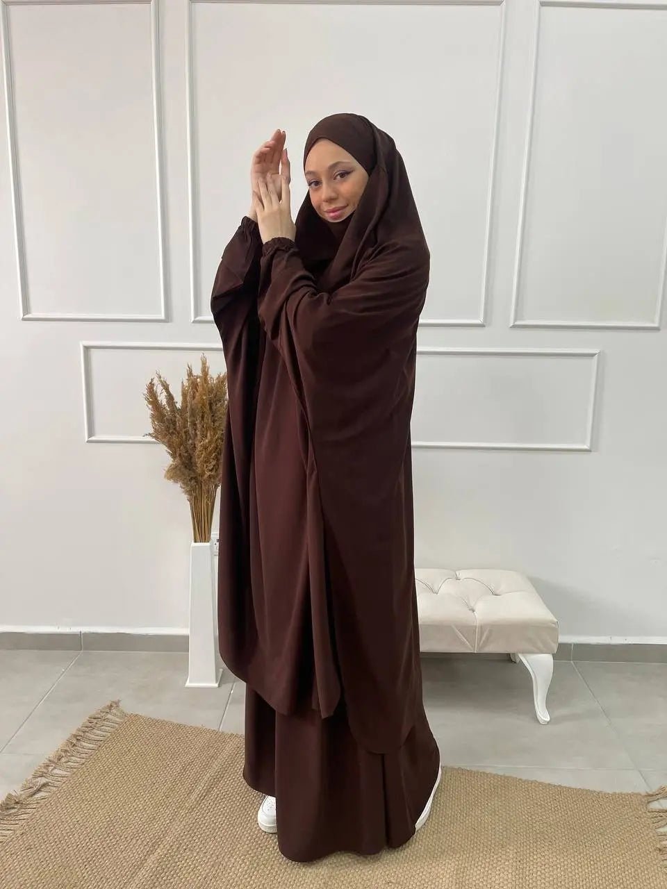 Jilbab Qualité Supérieure - Chocolate - MON HIJAB MODEST co