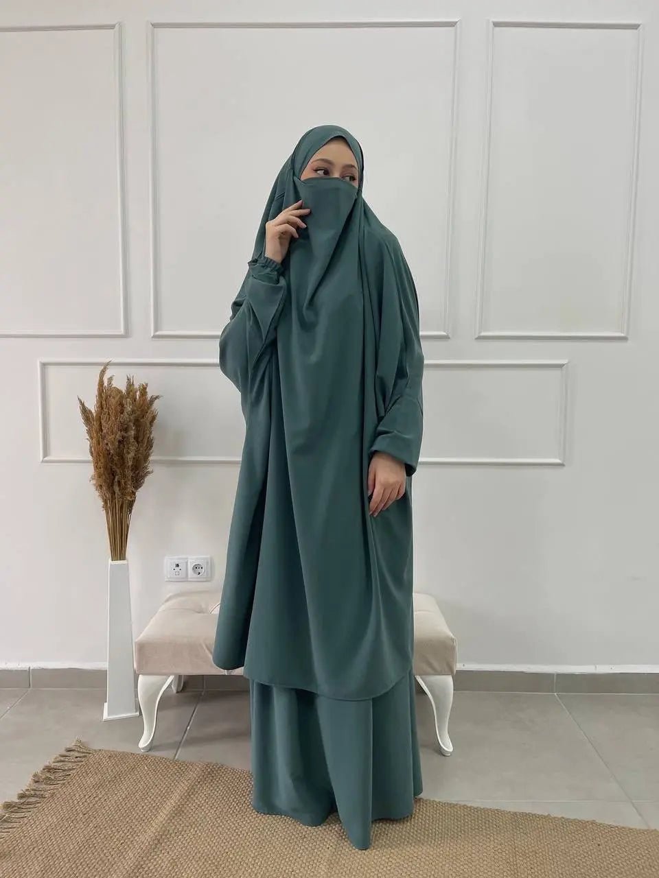 Jilbab qualité supérieure - Turquoise - MON HIJAB MODEST co