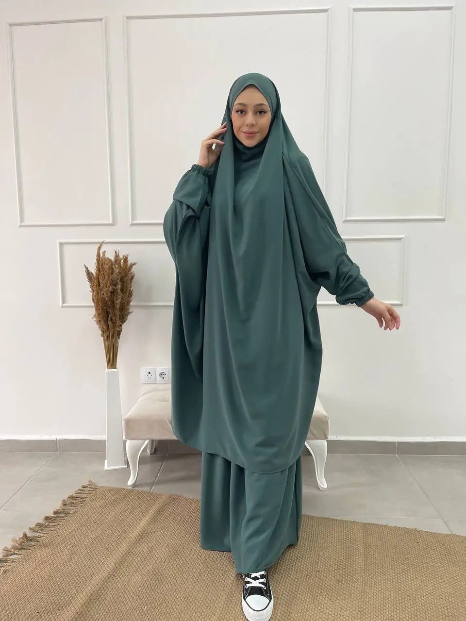 Jilbab qualité supérieure - Turquoise - MON HIJAB MODEST co
