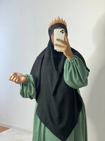 Khimar Jazz Simple - Noir MON HIJAB MODEST