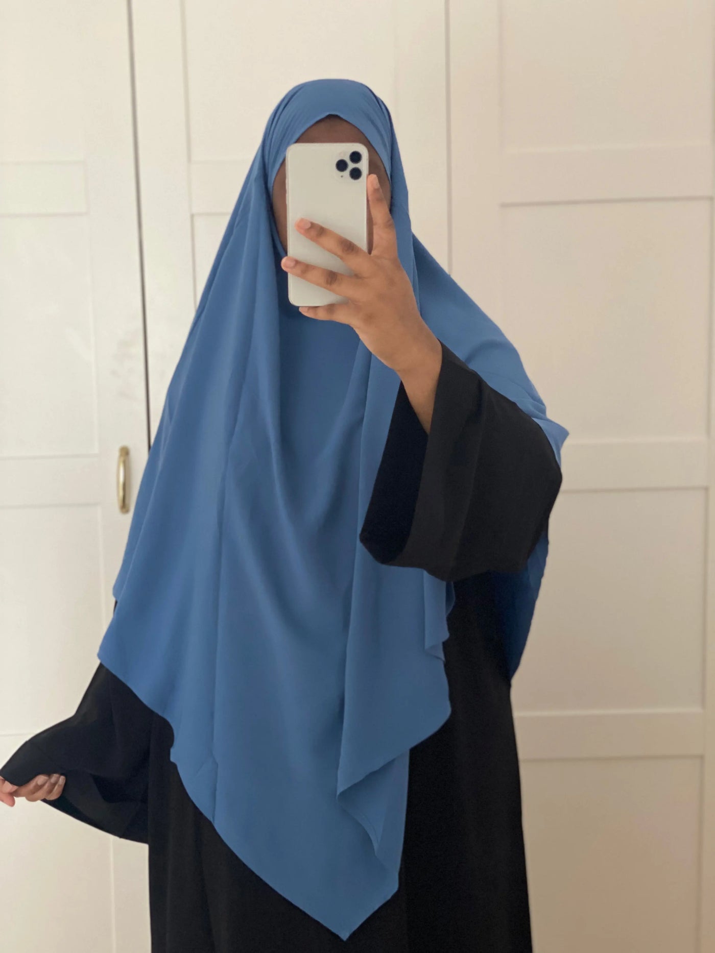 Khimar Soie de Médine - Blueberry MON HIJAB MODEST