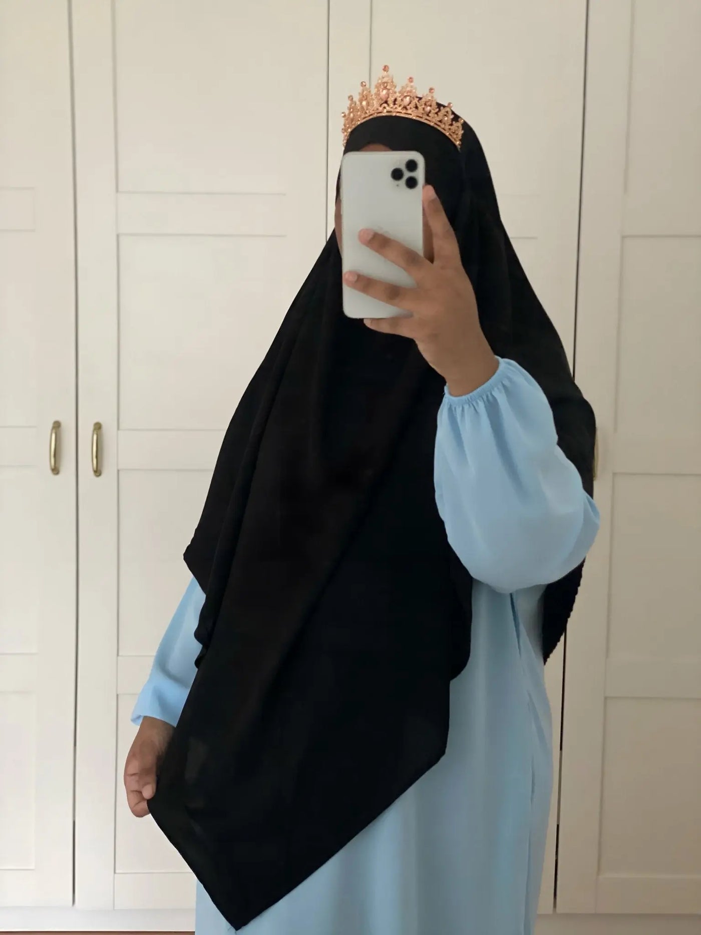 Khimar Soie de Médine - Noir MON HIJAB MODEST