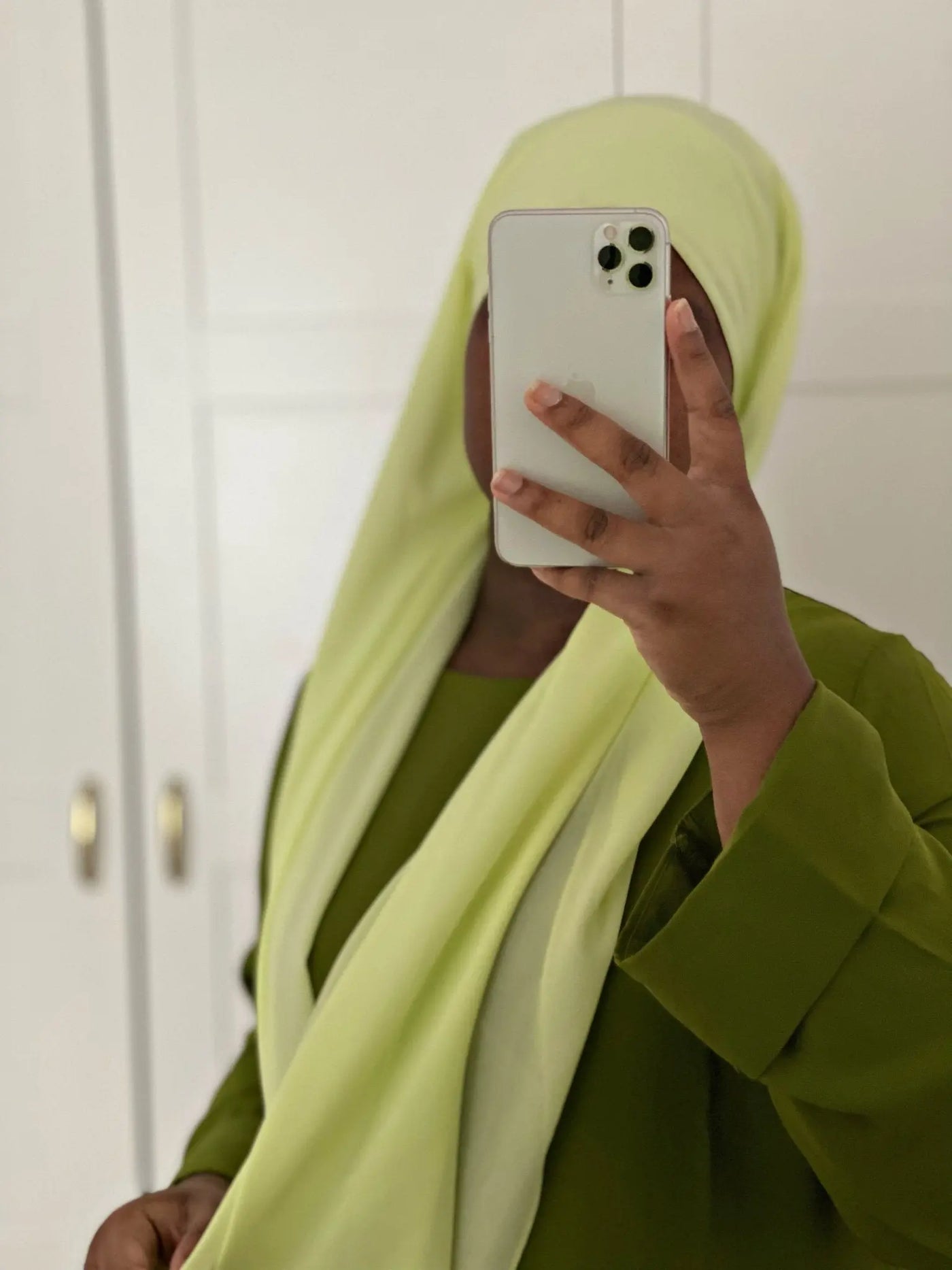 Mousseline de Crêpe - Pomme MON HIJAB MODEST co