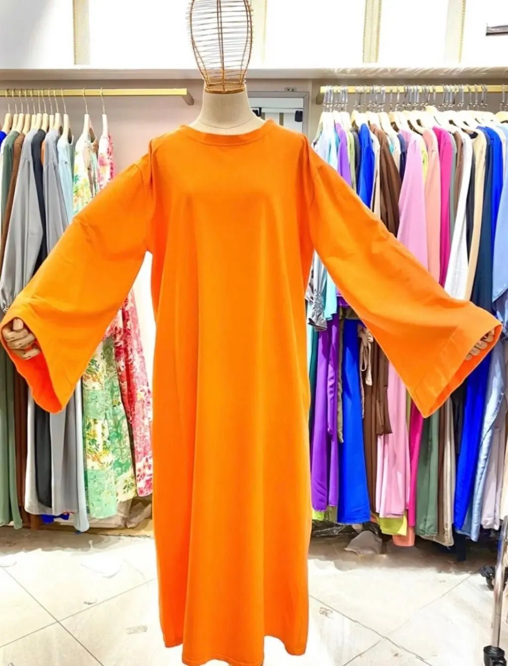 Robe Cami - Orange - MON HIJAB MODEST co