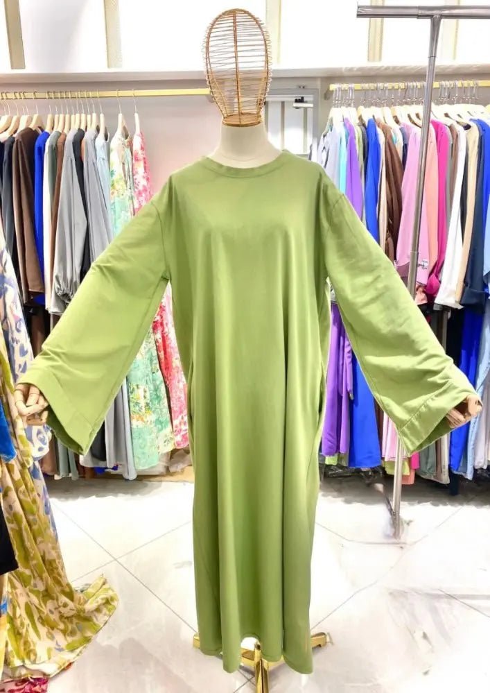 Robe Cami - Pistache - MON HIJAB MODEST co