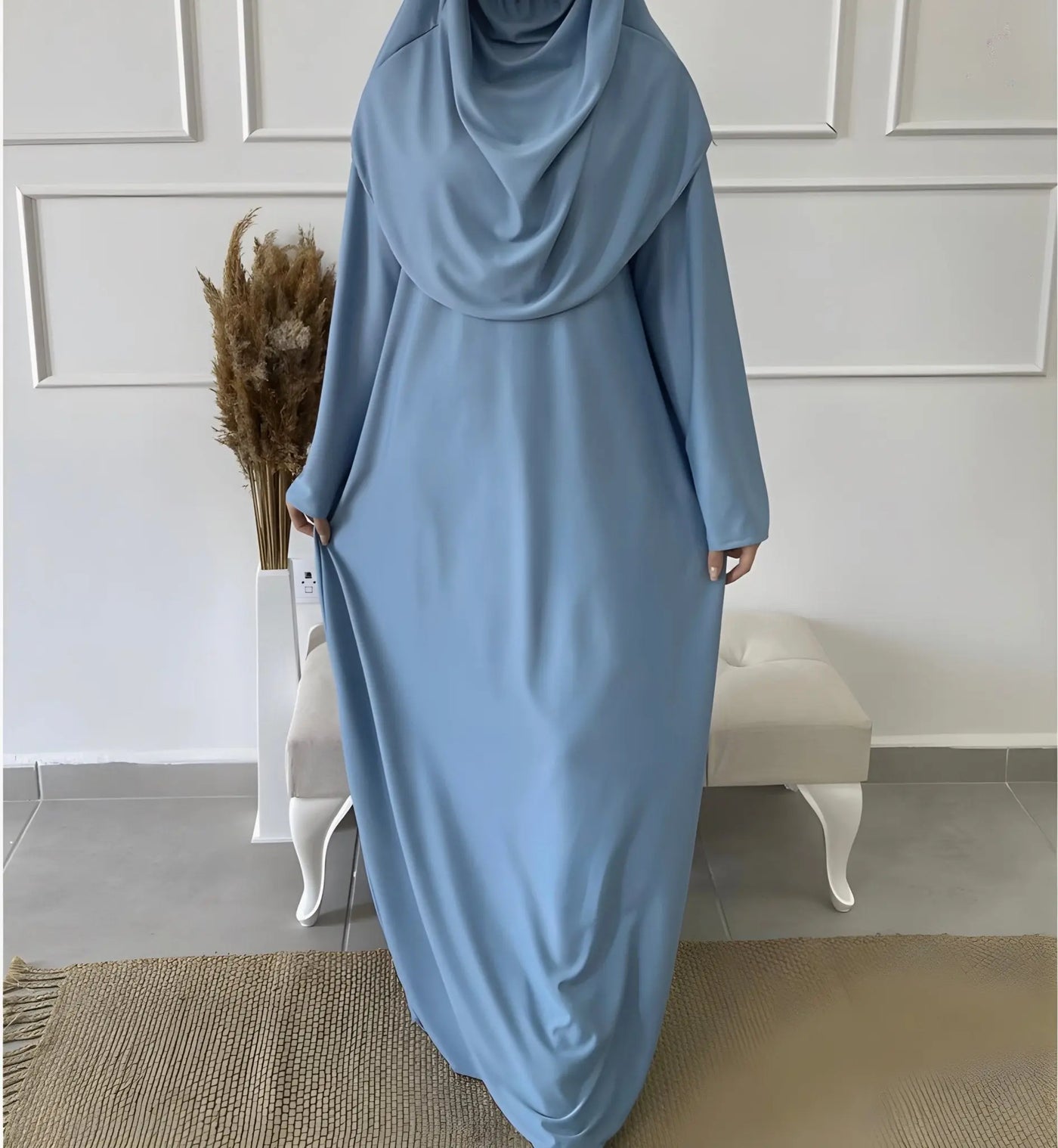 Robe de prière - Bleu ciel MON HIJAB MODEST