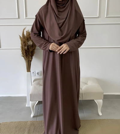 Robe de prière - Chocolat MON HIJAB MODEST