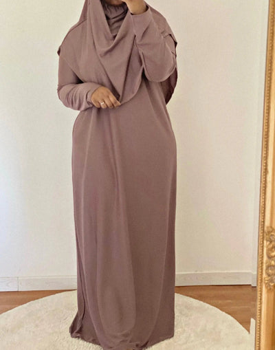 Robe de prière - Taupe - MON HIJAB MODEST co