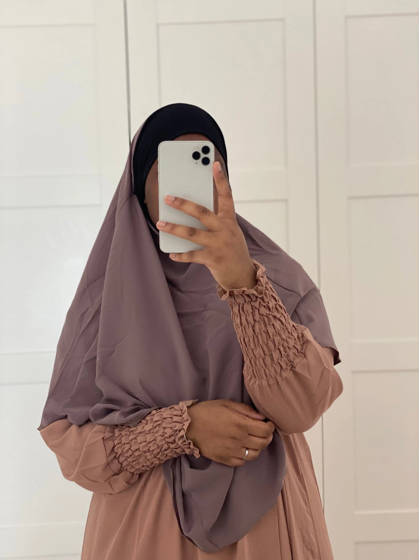 Khimar Jersey/Soie de Médine - Taupe MON HIJAB MODEST