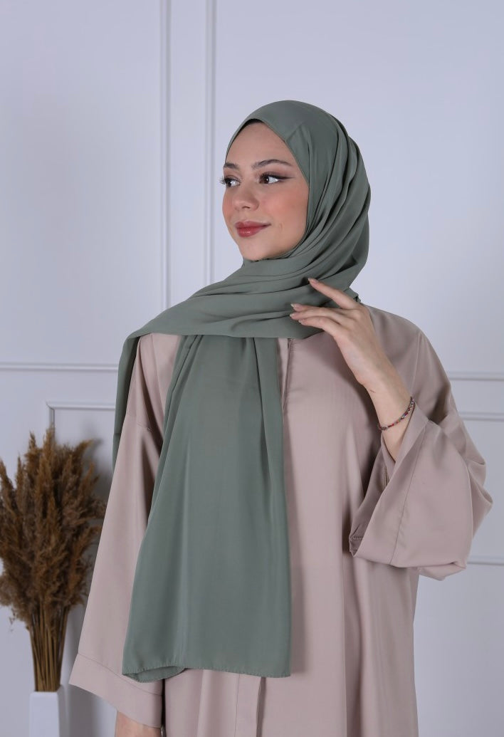 Hijab Soie de Médine - Vert d’eau