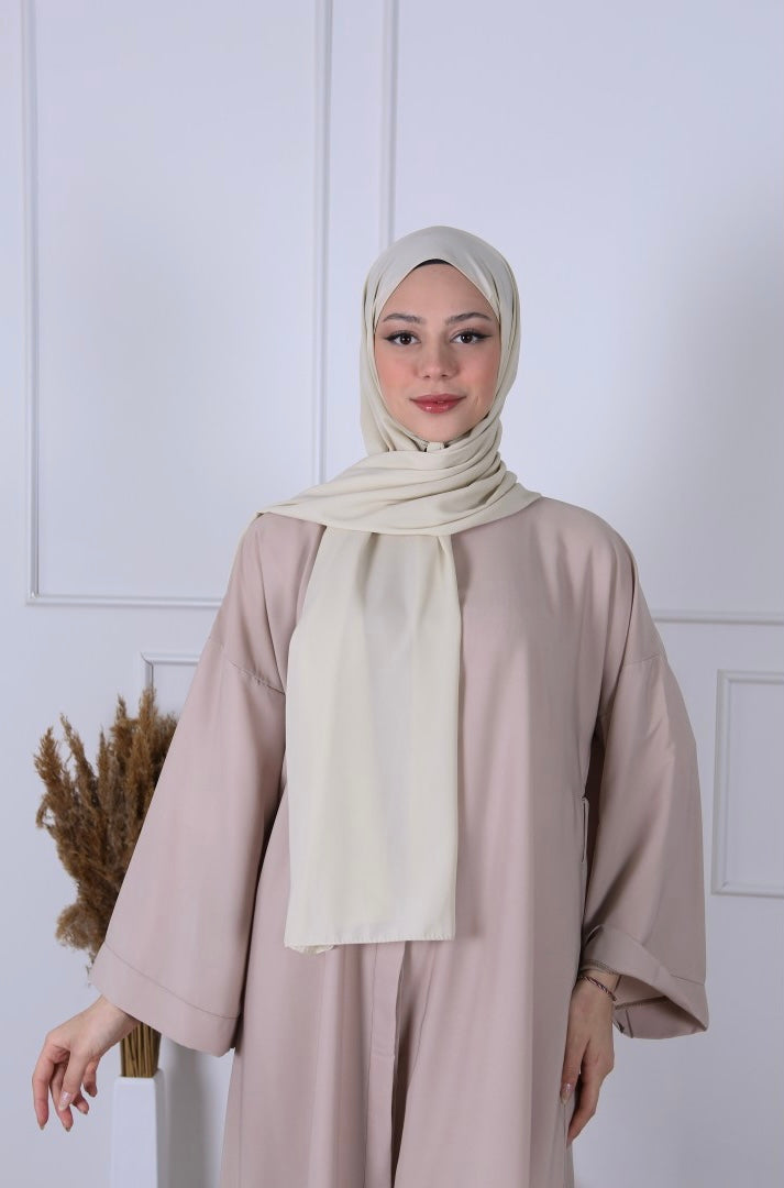 Hijab Soie de Médine - Beige clair